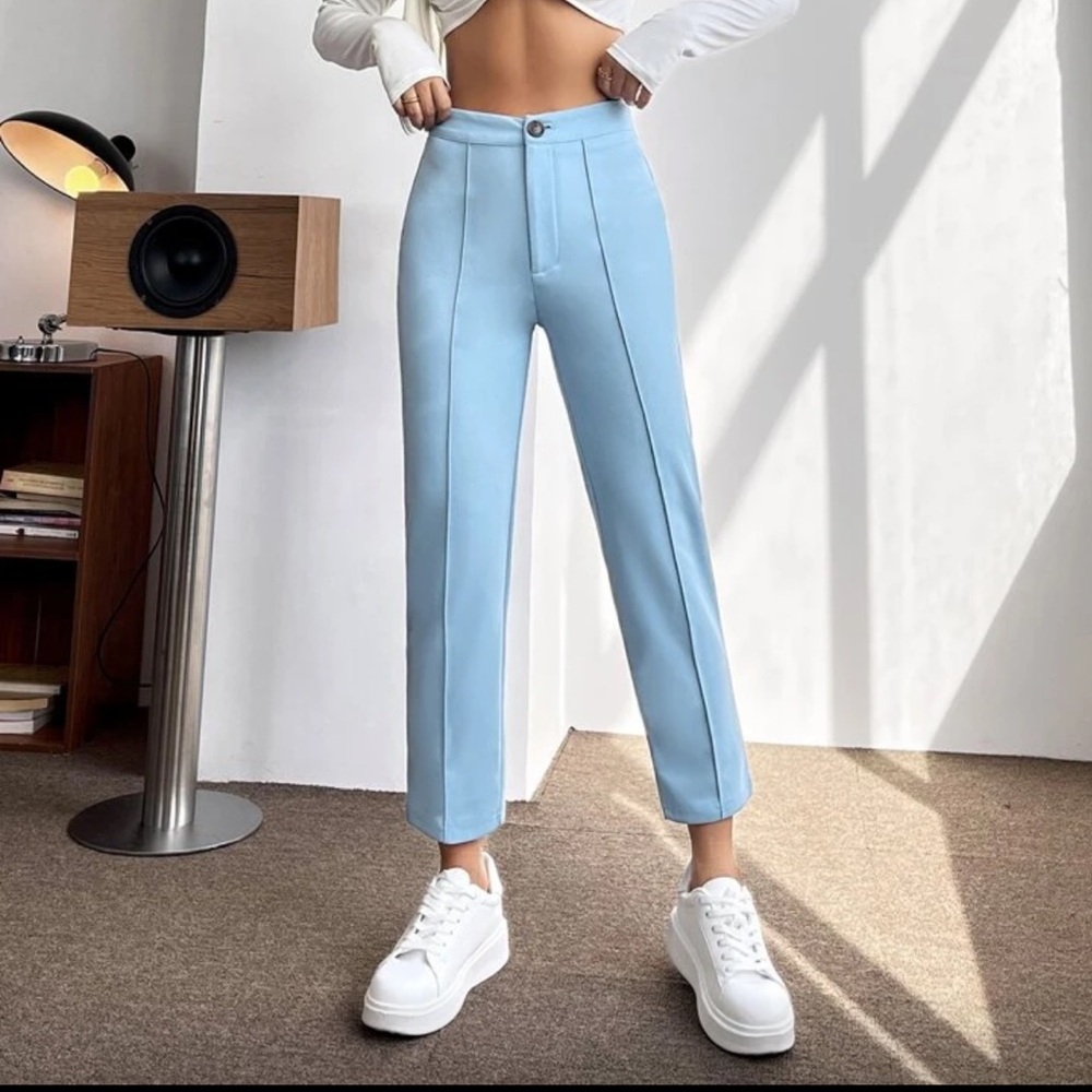 High-Waisted Tapered Pants